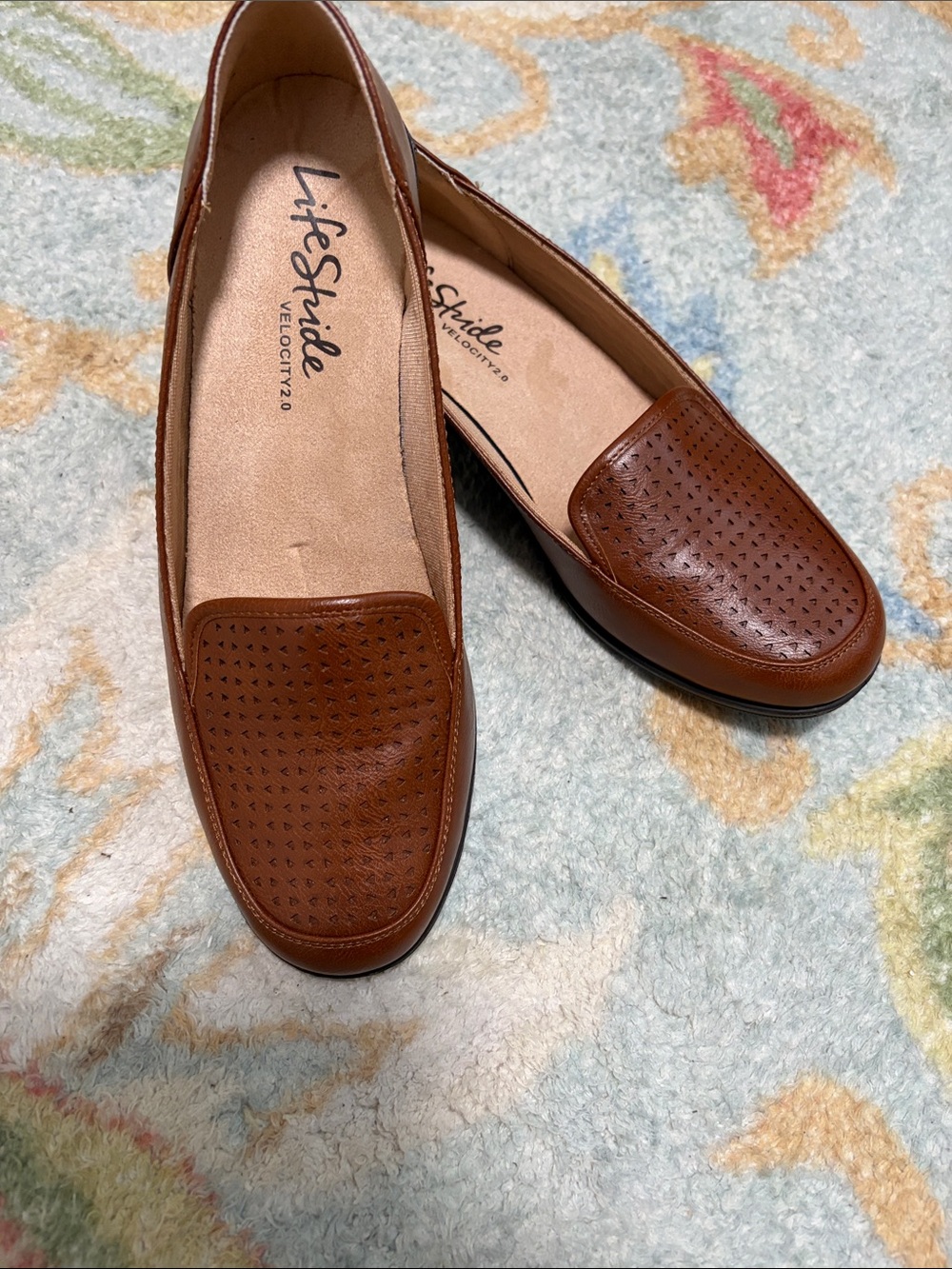 Life Stride Tan/Brown India Slip-On Loafers, Size 8.5W - Picture 4 of 4